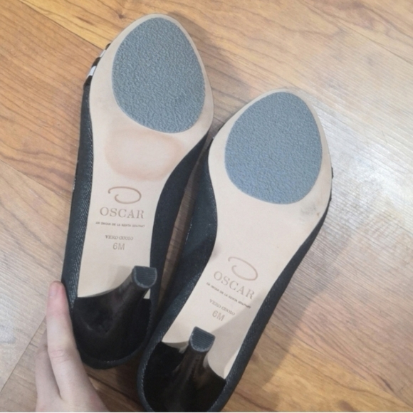 Oscar De La Renta Peep Toe Heels - Picture 9 of 11